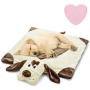 Moropaky Puppy Heartbeat Toy Puppy Bed Mat for Anxiety Relief, Behavioral Training Aid Toy for Dog Calming Sleeping Soother Cuddle