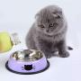 Legendog Cat Bowl Pet Bowl Stainless Steel Cat Food Water Bowl with Non-Slip Rubber Base Small Pet Bowl Cat Feeding Bowls Set of 3