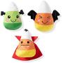 Fringe Studio Mini Dog Toy Set, Candy Corns, Set of 3 (289403), Multi-Colored
