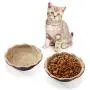Jemirry Basic Cat Food Bowl, Wide Cat Dish, Ceramic Cat Food Bowl for Relief of Whisker Fatigue, Pet Food & Water Bowls Set of 2 Jemirry Basic Cat Food Bowl, Wide Cat Dish, Ceramic Cat Food Bowl for Relief of Whisker Fatigue, Pet Food & Water Bowls Set of 2