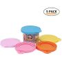 Super Design Pet Food Can Spoon,Long Handle and Special Curved Design,for Dog and Cat Can (S, 1 Pack of 5)