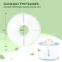 Oududianzi Cat Water Fountain Filter, Pet Fountain Replacement for 81oz/2.4L Automatic Pet Fountain Cat Water Fountain Dog Water Dispenser (Pack of 8)