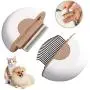 MALOROY 2-in-1 Cat Comb Dog Grooming Brush Hair Removal Shedding Cleaning Massage Combs Best Pet Hair Brushes Dematting Tools Grooming Kit for Kitten/Puppy/Pets MALOROY 2-in-1 Cat Comb Dog Grooming Brush Hair Removal Shedding Cleaning Massage Combs Best Pet Hair Brushes Dematting Tools Grooming Kit for Kitten/Puppy/Pets