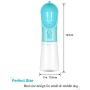 UPSKY Dog Water Bottle Portable Pet Water Bottle Leak Proof Dog Water Dispenser, Lightweight Dog Travel Water Bottle Bowl for Walking 400ml (Blue)