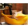 · Petgrow · Cute Banana Cat Bed House, Christmas Pet Bed Soft Warm Cat Cuddle Bed, Lovely Pet Supplies for Cats Kittens Rabbit Small Dogs Bed