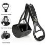 DEGBIT Non-Breakable Dog Pooper Scooper for Large and Small Dogs, Long Handle Portable Pet Pooper Scooper, High Strength Materials & Durable Spring, Great for Lawns, Grass & Gravel - Black