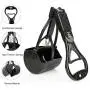 DEGBIT Non-Breakable Dog Pooper Scooper for Large and Small Dogs, Long Handle Portable Pet Pooper Scooper, High Strength Materials & Durable Spring, Great for Lawns, Grass & Gravel - Black