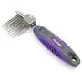 Dematting Comb By Hertzko – Long Blades with Safety Edges – Great for Cutting and Removing Dead, Matted or Knotted Hair