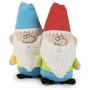 goDog Gnomes and Unicorns with Chew Guard Technology Durable Plush Dog Toys with Squeakers 2 Pack Bundles