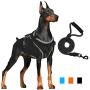 Supet Dog Harness No Pull, Dog Vest Harness with Dog Leash, No Choke Dog Harness Adjustable Reflective Heavy Duty Pet Harness with Easy Control Handle for Small Medium Large Dog