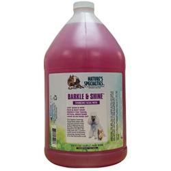 Natures Specialties Barkle & Shine Tearless Facial and Body Wash for Dogs Cats, Detangler Ready to Use Made in USA Non-Toxic