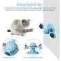 Windmill Cat Toys Cat Spinner Toy Turntable Teasing Interactive Kitten Toys for Indoor Cats with Suction Cup Cat Toy with Catnip/LED Ball/Bells Windmill Cat Toys Cat Spinner Toy Turntable Teasing Interactive Kitten Toys for Indoor Cats with Suction Cup Cat Toy with Catnip/LED Ball/Bells
