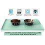 Humble Pet Food Mat Feeding Tray - Non-Slip, Anti-Spill, Raised Dog Food Mat, Easy Clean Waterproof - Premium Quality Silicone - Perfect for Dog Bowl Mat and Cat Feeding Mat Tray, 24'' x 16''