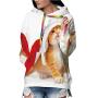 Cute Doodle Houses on Blackboard -.- -,Womens Pullover Hoodies with Big Pocket House S