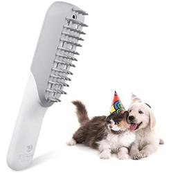 PETLESO Dog Brush Pet Odor Remove Massage Brush, Rechargeable Electric Deodorant Grooming for Dog Cat
