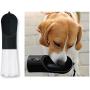 Pets First Portable PET Travel Dog on-The-go CAT Water Bottle. Best Leak-Proof Water Fountain for Small Cats, Dogs Antibacterial Safe, Black, 12oz, Model Number: PF-3344