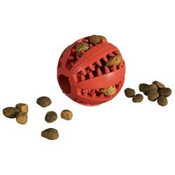 Dog Chewing Ball, Great for Dental Care, Cleaning, Teething, and Aggressive Chewers, Fit with Treats, Helps Reduce Stress, Anxiety and Boredom