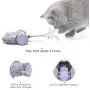 DADYPET Interactive Robotic Cat Toy, Mouse Shape Automatic Irregular Moving USB Rechargeable Electronic Toy with 5 Replacement Feathers for Kitten, All Floors Available DADYPET Interactive Robotic Cat Toy, Mouse Shape Automatic Irregular Moving USB Rechargeable Electronic Toy with 5 Replacement Feathers for Kitten, All Floors Available