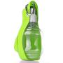 Flexzion Dog Water Bottle with Foldable Bowl Holder Drink Cup Tray Stand Attachment for Walking, Travel Drinking Dispenser Hanging Buckle Accessory for Pets, Dogs, Cats, Small Animals