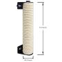 Beetech Cat Scratching Post Cage Mounted Cat Scratcher Space-Saving Sisal Scratch Post for Cat Grinding Claws Scratching and Climbing