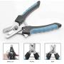HeyPX Dog & Cat Nail Clippers, Pets Trimmer with Nail File, Safety Guard to Prevent Overcutting, Razor Sharp Blade, Professional Grooming Tool for Large and Small Animals Red