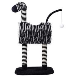 SAsagi Creative Zebra Cat Tree,Scratching Board Cat Furniture Tower House Cat Nest Toy Can Multi-Places for Play Sleep Grinding Claws