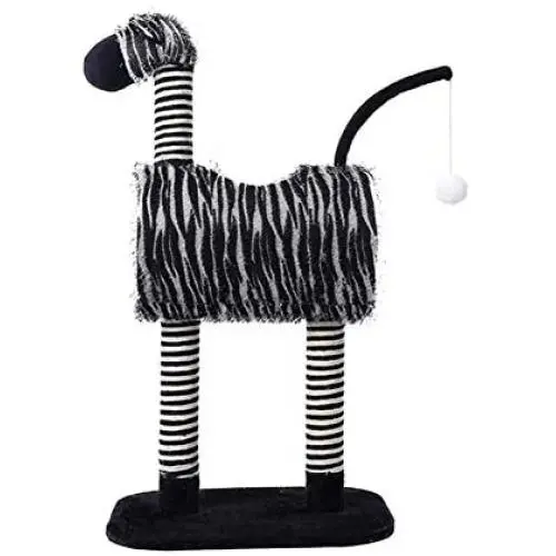 SAsagi Creative Zebra Cat Tree,Scratching Board Cat Furniture Tower House Cat Nest Toy Can Multi-Places for Play Sleep Grinding Claws SAsagi Creative Zebra Cat Tree,Scratching Board Cat Furniture Tower House Cat Nest Toy Can Multi-Places for Play Sleep Grinding Claws
