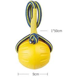 Pet Toys Bite-Resistant Belt Rope Molar Ball Horse Dog Golden Retriever Dog Training Dog Ring Training Dog Bowl Dual-Purpose Floating Frisbee