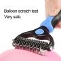 weback flea Comb for Cats Dogs Pets - Best Grooming Tools Set Effective Float Hair Remover - Pet Tear Stain Remover Combs - Nit - Comb for Removal Dandruff - Pet Grooming Brush
