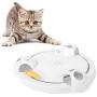 Running Pet Cat Toy, Interactive Automatic Toy for Cat or Kitten, Adjustable Electronic Battery Operated Toy