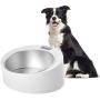 1·INK Dog Bowl Cat Food Detachable Stainless Steel Bowls Pet Feeder No-Spill Fresh Smart Pet Bowls for Cat Dogs Weighing Pet Food Scales Removable Bowl Slow Smart Feeding Digital Weight Puppy Large