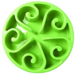 Dreams Mall Slow Feeder Bowls Dog Bowl Fun Feeder Interactive Bloat Stop,Eco-Friendly Slow Feed Dog Bowl,Green