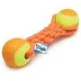 Large Dog Toys Orange Ruff Rope Mega Tennis Ball Tuggers Durable Fetch 12'' Long Large Dog Toys Orange Ruff Rope Mega Tennis Ball Tuggers Durable Fetch 12'' Long