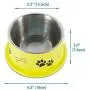 PETish Spaniel Bowl for Long Ear Dog - Ergonomic Personalized Custom Design Bowls, NO Tip Stainless Dish (Medium ( 17oz - 6.3 x 5.3 x 3.0inch ), Banana Yellow) PETish Spaniel Bowl for Long Ear Dog - Ergonomic Personalized Custom Design Bowls, NO Tip Stainless Dish (Medium ( 17oz - 6.3 x 5.3 x 3.0inch ), Banana Yellow)