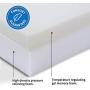 Senmipy Orthopedic Memory Foam Dog Bed for Large Dogs, 2-Layer Thick Waterproof Extra Large Jumbo Dog Bed, Washable Pet Beds Mattress with Removable Cover (Extra Large, Brown)