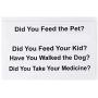 Keegud DIY Pet Feeding Reminder，Did You Feed The Dog/Cat/Fish/Pet/Your Kid? Did You Take Your Medicine? 3 Times A Day Reminder for Puppy/Kids/Old People