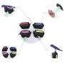 QERNTPEY Dog Treat Pouch for Training Reflective Dog Treat Bag with Poop Bag Holder Dog Training Bag Pouch with Waist Belt Pet Training Bag Easily Carries Pet Toys, Kibble, Treats