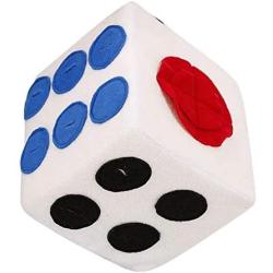 JMXAFMY Washable Pet Sniffing Carpet Dog Smelling Training Toys Interactive IQ Training Toy Colored Dice Shape Pet Accessories