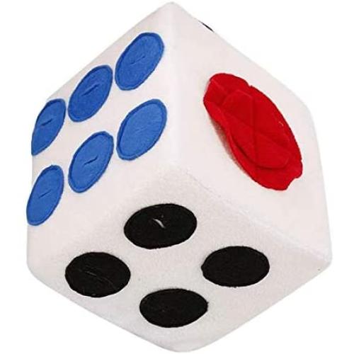 JMXAFMY Washable Pet Sniffing Carpet Dog Smelling Training Toys Interactive IQ Training Toy Colored Dice Shape Pet Accessories