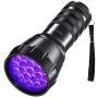 MIU COLOR Black Light UV Flashlight, 21 LEDs 395nm UV Blacklight, Dogs Urine Detector, Handheld UV Flashlight for Dry Stains and Scorpion Hunting