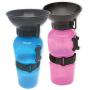 Set Of 2 Highwave Autodogmugs - Portable Water Bowl Sport Bottles For Dogs - One Blue And One Pink Bottle