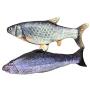 Pet Cat Toy Electric Charging Simulation Fish Will Beat Electric Plush Artificial Fish Battery 30cm Electric Doll Fish, Pets Pillow Chew, Cat Fish Flop Toy Catnip 1PC
