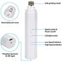 Dog Nail Grinder with LED Light,Cordless Cat Nail File Clipper with 2-Speed Noise-Free Rechargeable Pet Claw Grinder,Safe Quiet Painless Dog Nail Trimmer Dogs Cats-Low Power Consumption