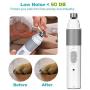 Beloveboo Cat and Dog Nail Grinder Clippers Set, Electric Rechargeable Pet Nail Trimmer, Painless Paws Grooming & Smoothing for Small Medium Large Dogs Cats