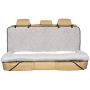 PetSafe Happy Ride Car Cuddler, Dog Bed Seat Cover - Grey and Tan - Bench and Bucket Covers for Cars, SUVs and Trucks