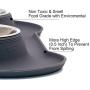 N/E M&J Bone-Shaped Dog Bowl Stainless Steel Dog Bowl, 2 Medium-Sized Bowls (13.3 Ounces Each) Leak-Free, Non-Slip Silicone pad, Used for Small Dogs, Pets, Cats Feeding Bowls