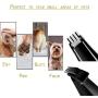 Dog Clippers with LED lights, Professional Dog Grooming Clippers, 2 Speeds USB Rechargeable, Low Noise Cordless Electric Dog Clippers for Small Dogs and Cats Around Face, Eyes, Ears, Rump, Paws