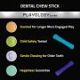 Playology Silver All-Natural Scented Dental Chew Stick