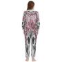 Banners with Lemon,Womens Onesie Pajamas Sportswear Grapefruit M