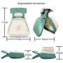 Portable Pooper Scooper with 270pcs Dog Poop Bags Refill, Expandable Dog Poop Scoop with Carabiner, Sanitary Pet Waste Cleaner, Dog Poop Scooper with Waste Bags in Dispenser